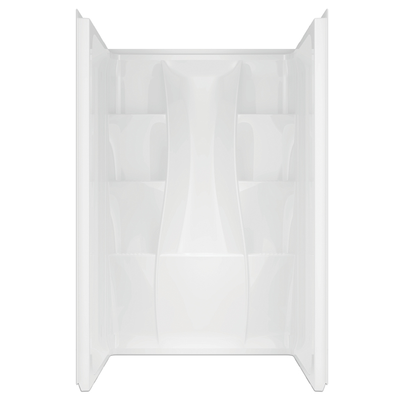 3 Pc. 48" White Shower Wall Kit